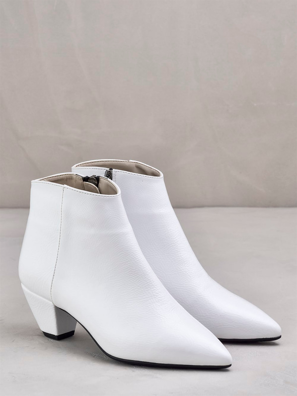 Beyaz kadın bot - Elle Shoes