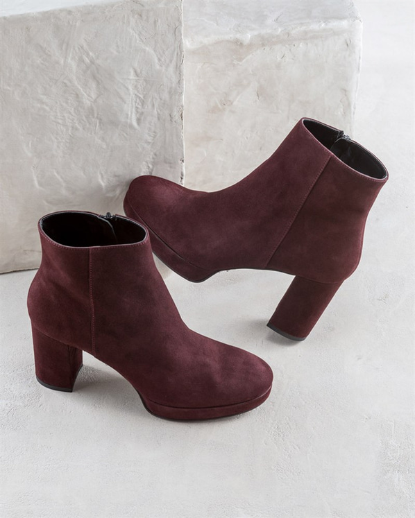Bordo kadın bot - Elle Shoes