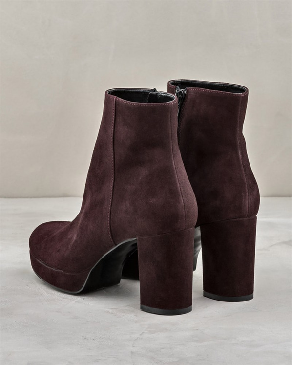 Bordo kadın bot - Elle Shoes