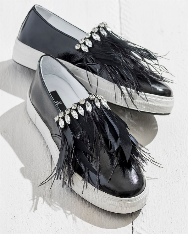 Siyah kadın ayakkabı - Elle Shoes