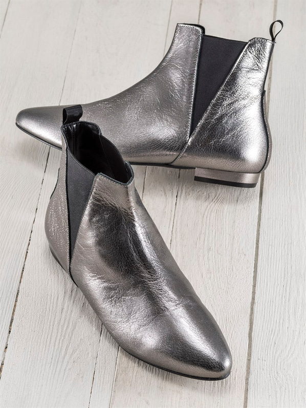 Antrasit kadın bot - Elle Shoes