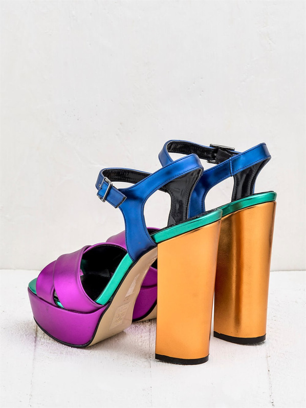 Fuşya kadın ayakkabı - Elle Shoes