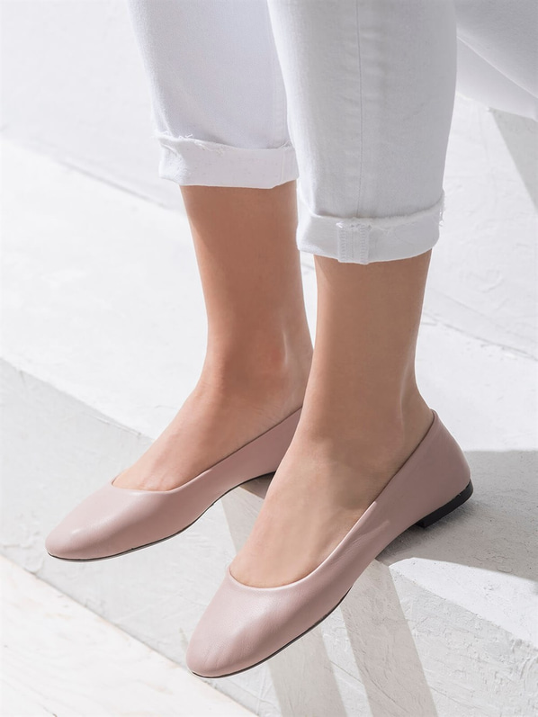 Pudra kadın ayakkabı - Elle Shoes