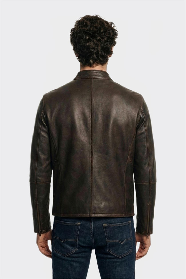 Taba Deri Erkek Ceket