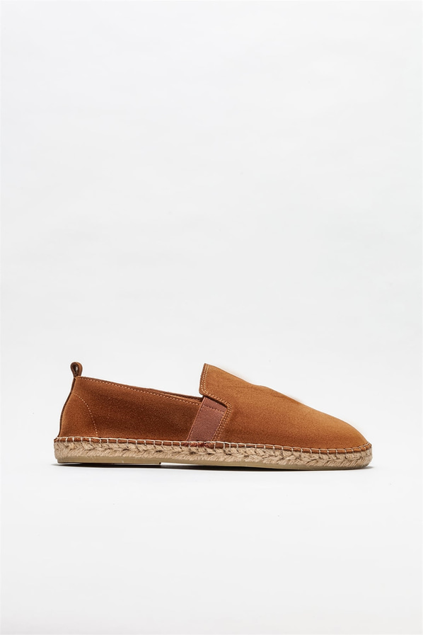 Taba deri erkek espadril - Elle Shoes