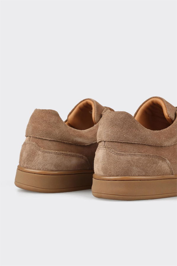 Taba deri erkek günlük ayakkabı, günlük kullanım için - Elle Shoes