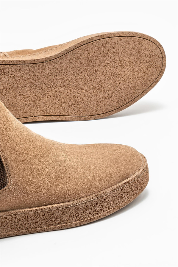 Taba deri erkek günlük bot, günlük kullanım için - Elle Shoes