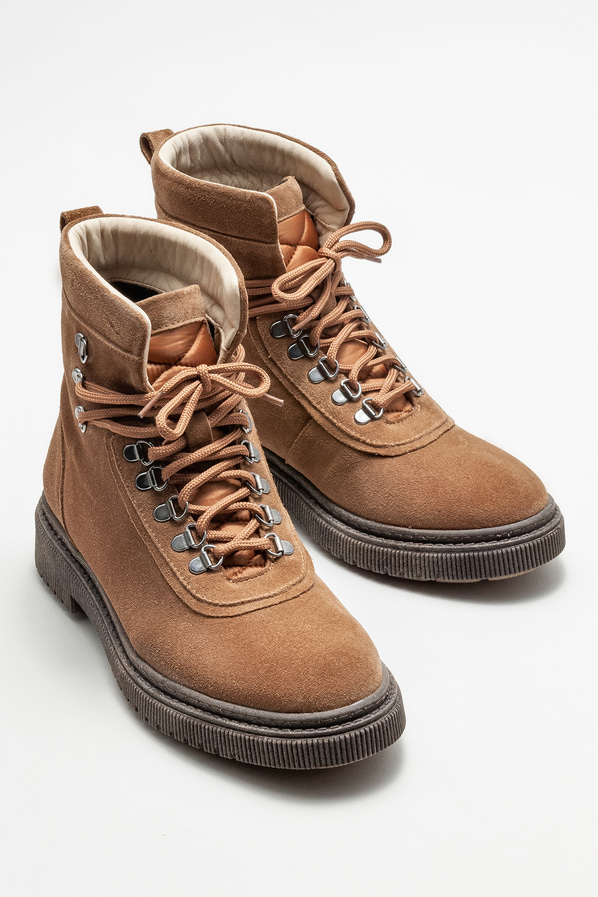 Taba deri erkek günlük bot, günlük kullanım için - Elle Shoes