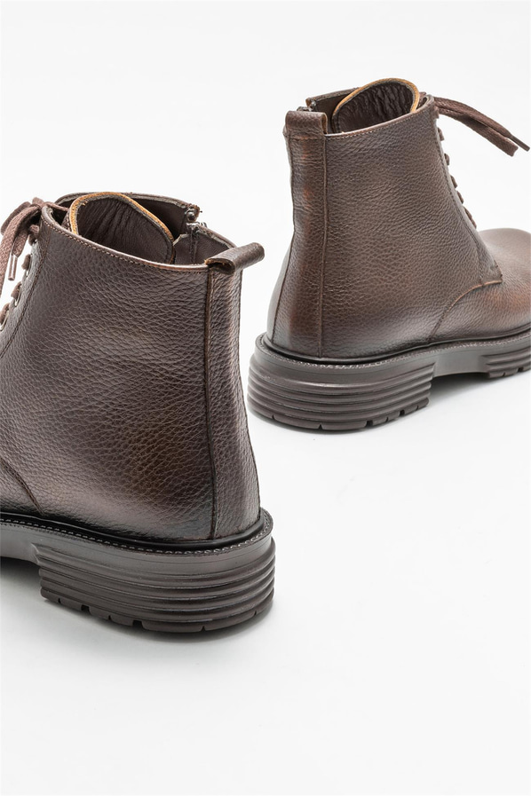 Taba deri erkek günlük bot, günlük kullanım için - Elle Shoes