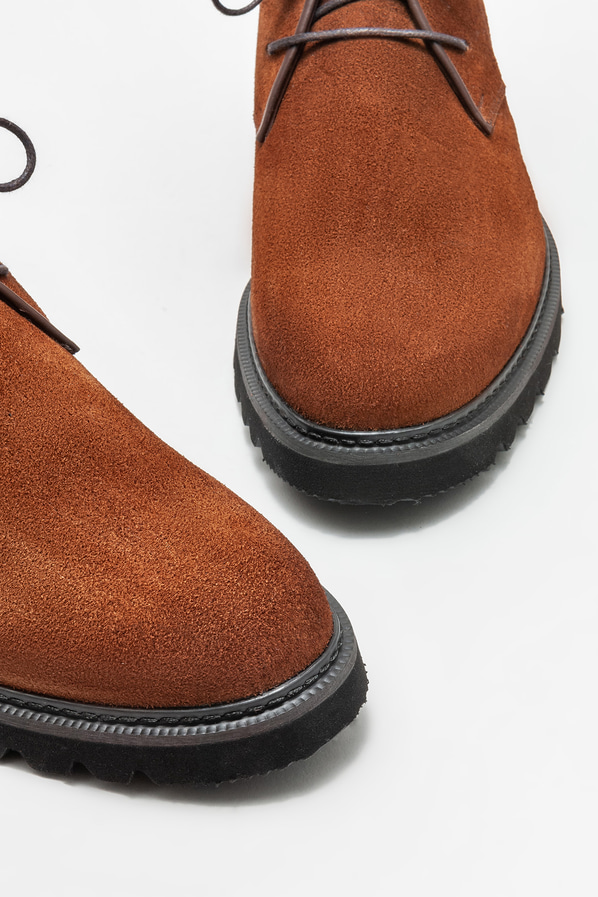 Taba deri erkek günlük bot, günlük kullanım için - Elle Shoes