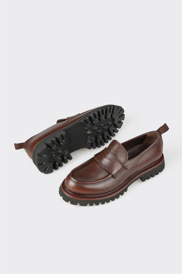 Taba Deri Erkek Günlük Loafer