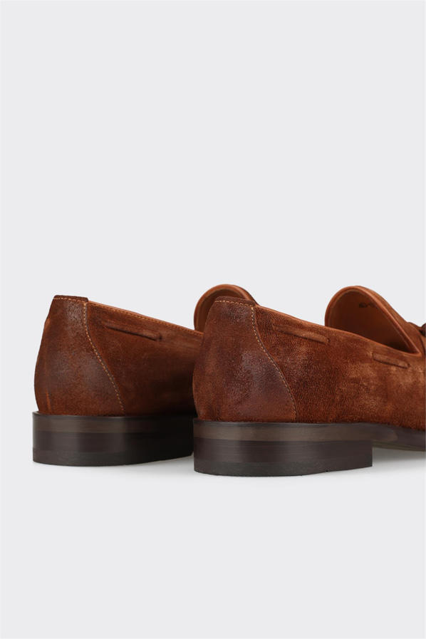 Taba Deri Erkek Klasik Ayakkabı