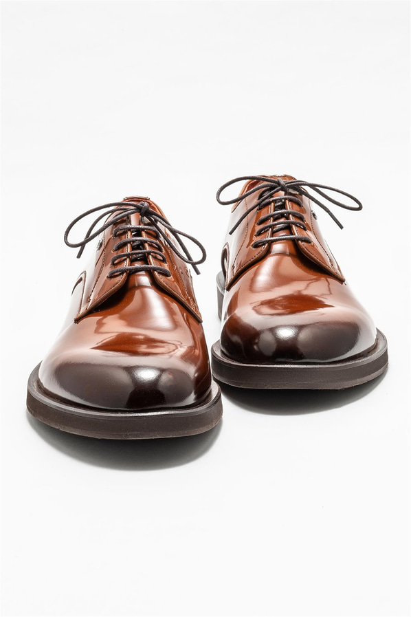 Taba deri erkek klasik ayakkabı - Elle Shoes