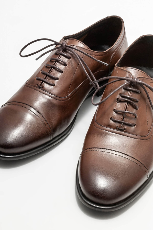 Taba deri erkek klasik ayakkabı - Elle Shoes
