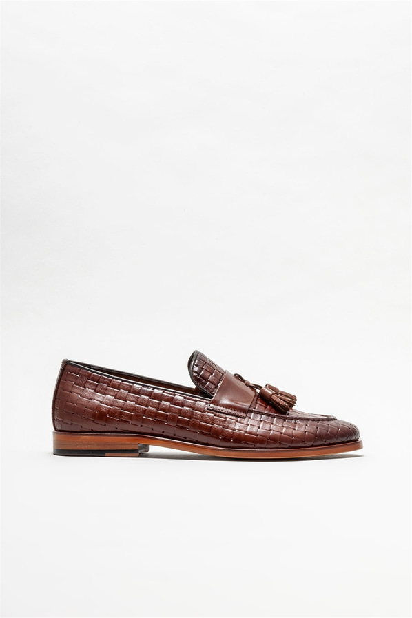 Taba Deri Erkek Klasik Loafer