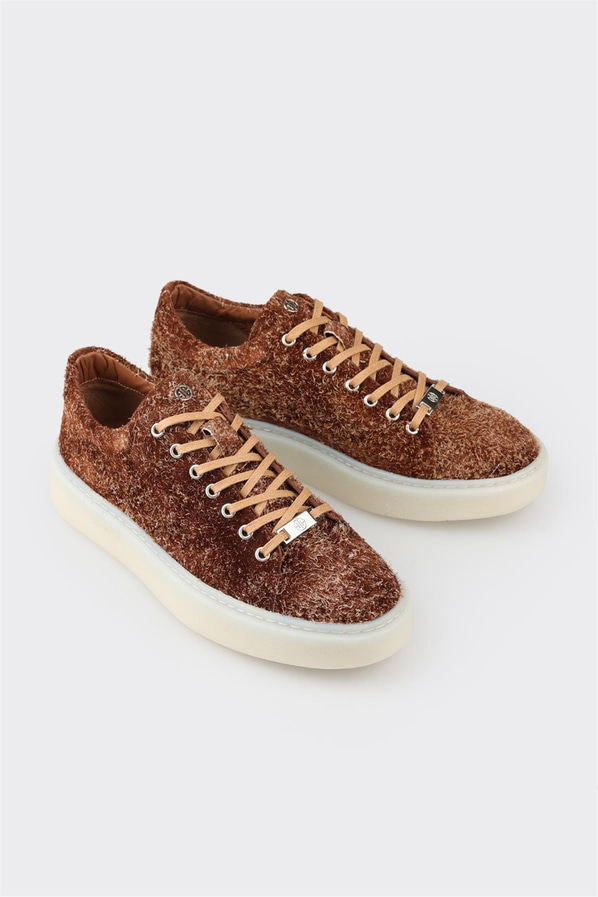 Taba Deri Erkek Spor Ayakkabı