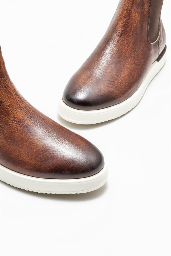 Taba deri erkek bot - Elle Shoes