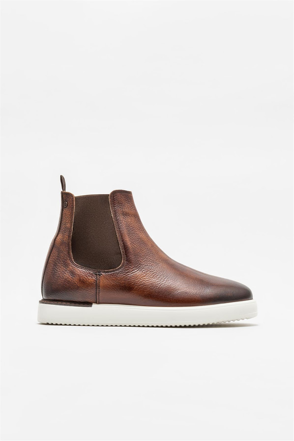 Taba deri erkek bot - Elle Shoes