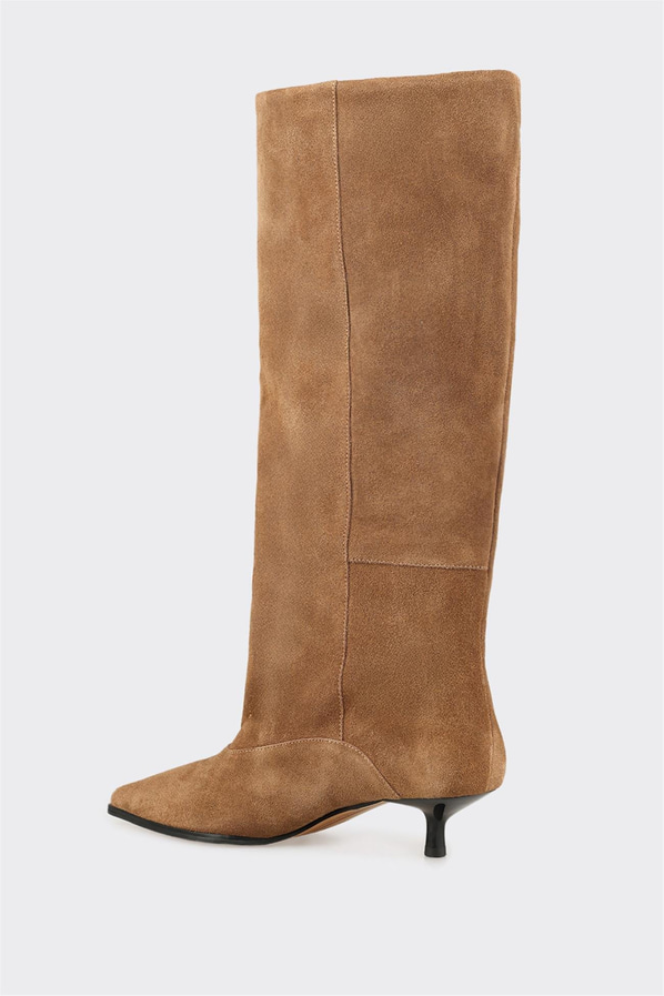 Taba Deri Kadın Çizme