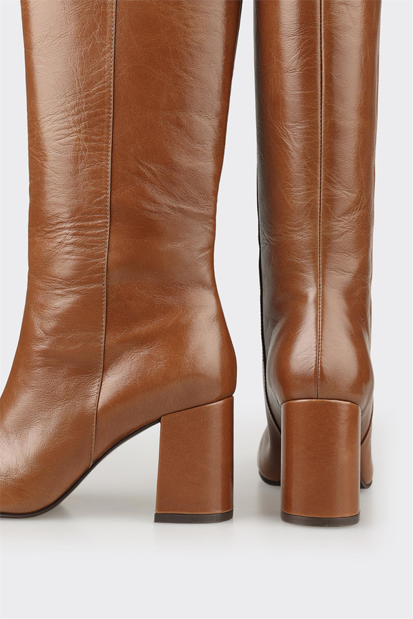 Taba Deri Kadın Çizme