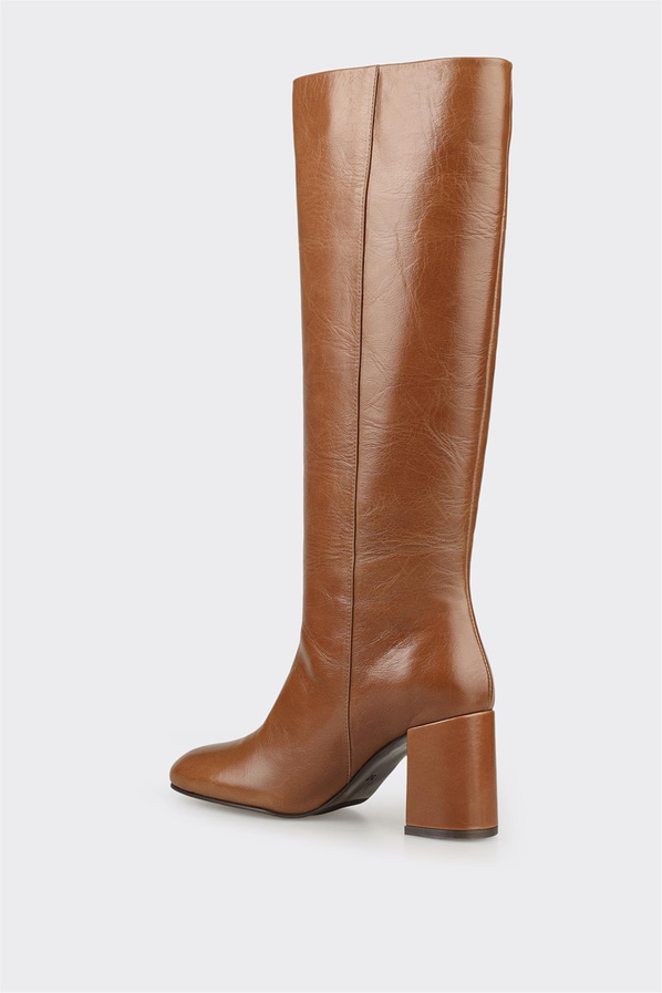 Taba Deri Kadın Çizme