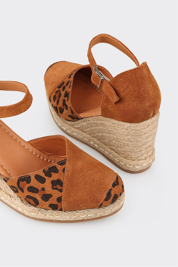 Taba Deri Kadın Espadril