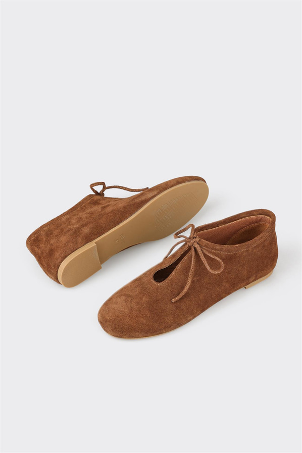 Taba deri kadın babet, günlük kullanım için - Elle Shoes