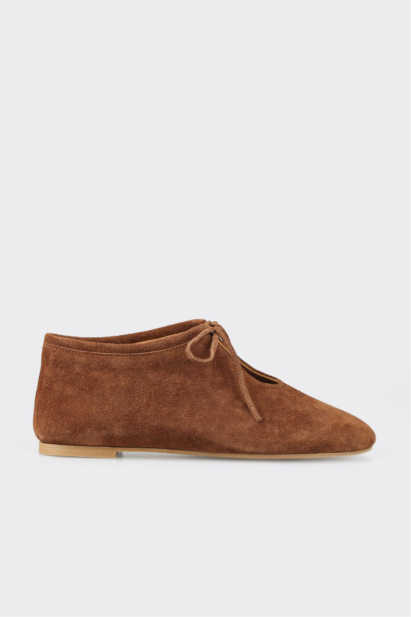Taba deri kadın babet, günlük kullanım için - Elle Shoes