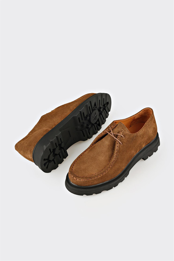 Taba Deri Kadın Günlük Ayakkabı