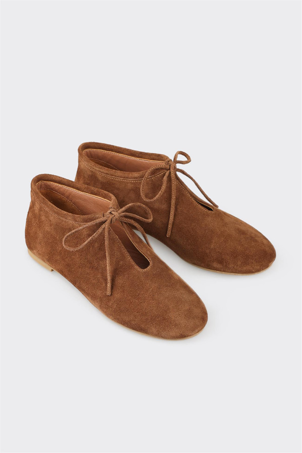 Taba deri kadın babet, günlük kullanım için - Elle Shoes
