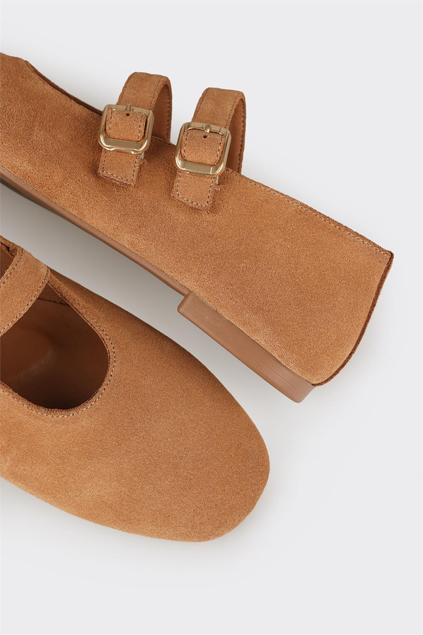 Taba Deri Kadın Günlük Ayakkabı