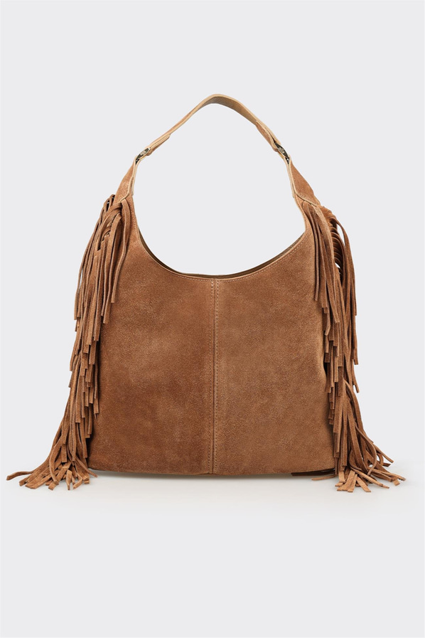 Taba Deri Kadın Omuz Çantası