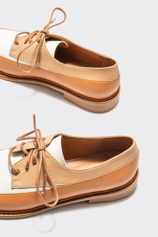 Taba deri kadın ayakkabı - Elle Shoes