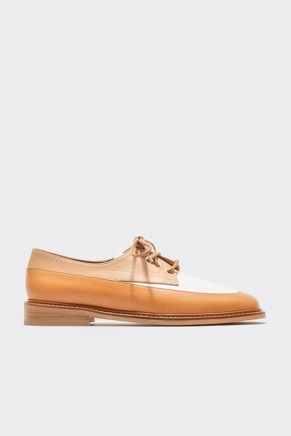 Taba deri kadın ayakkabı - Elle Shoes