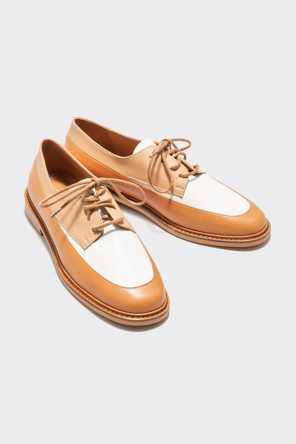 Taba deri kadın ayakkabı - Elle Shoes