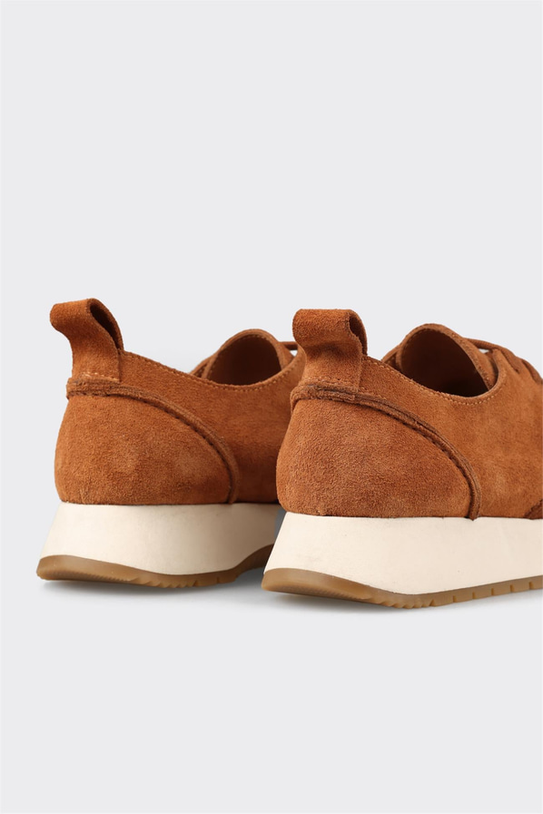 Taba deri kadın sneaker - Elle Shoes