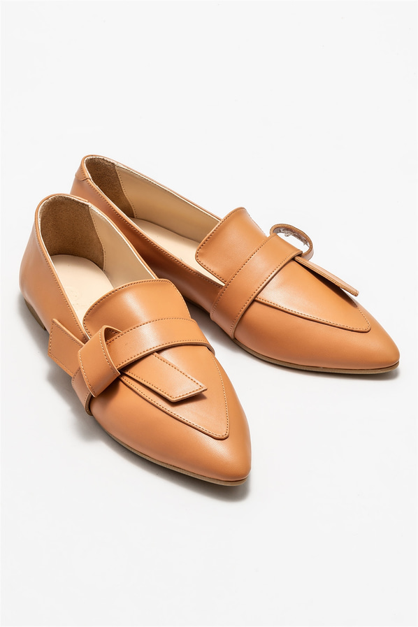 Taba kadın babet - Elle Shoes
