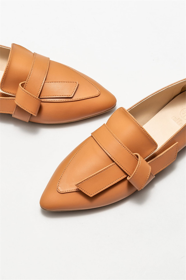 Taba kadın babet - Elle Shoes