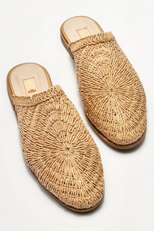 Taba düz kadın terlik - Elle Shoes