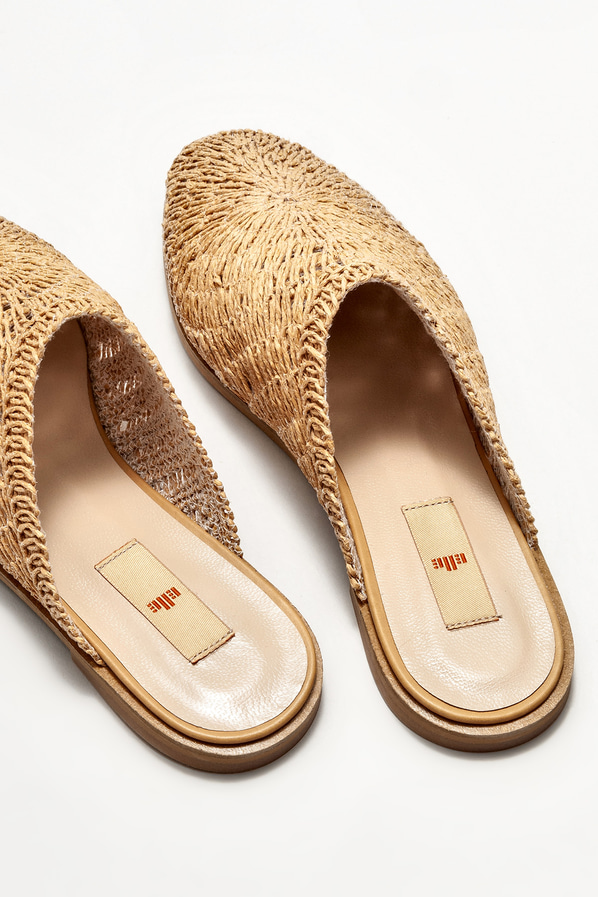 Taba düz kadın terlik - Elle Shoes