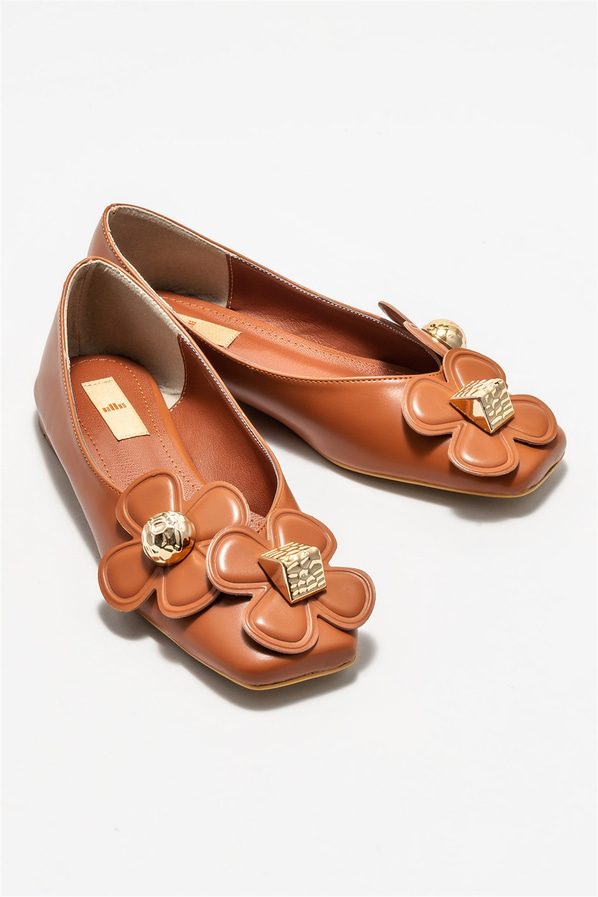 Taba kadın günlük ayakkabı, günlük kullanım için - Elle Shoes