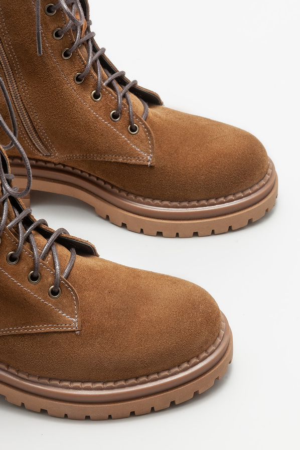 Taba düz kadın bot, günlük kullanım için - Elle Shoes