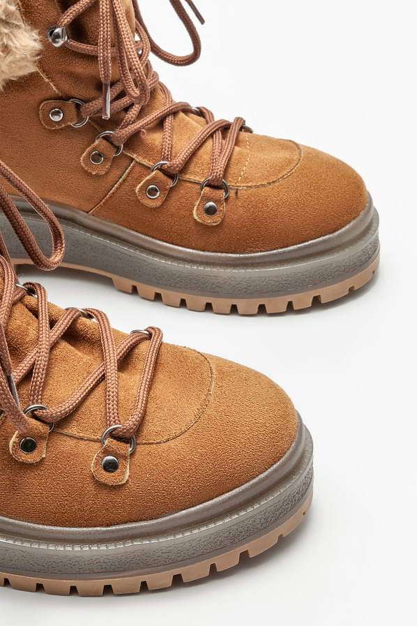 Taba düz kadın bot, günlük kullanım için - Elle Shoes