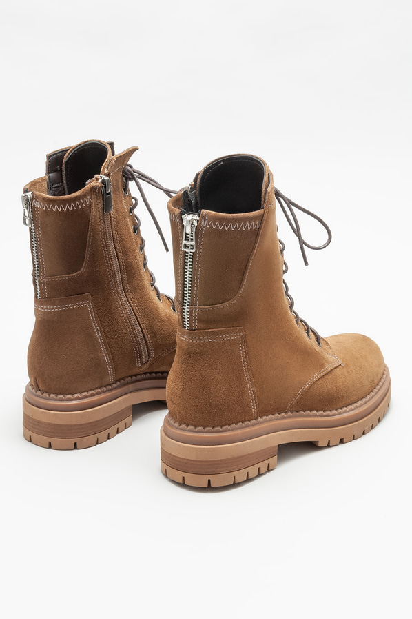 Taba düz kadın bot, günlük kullanım için - Elle Shoes
