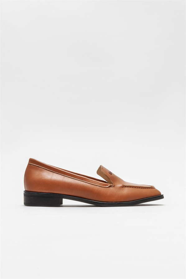 Taba kadın loafer - Elle Shoes