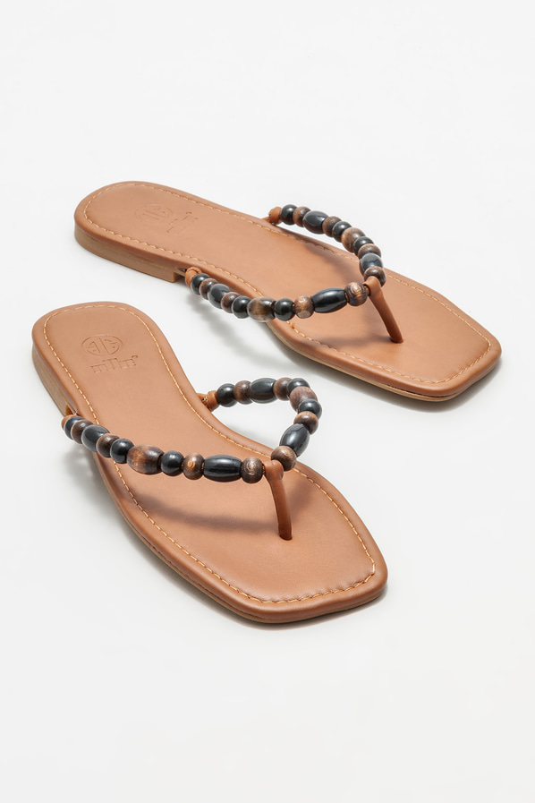 Taba kadın terlik - Elle Shoes
