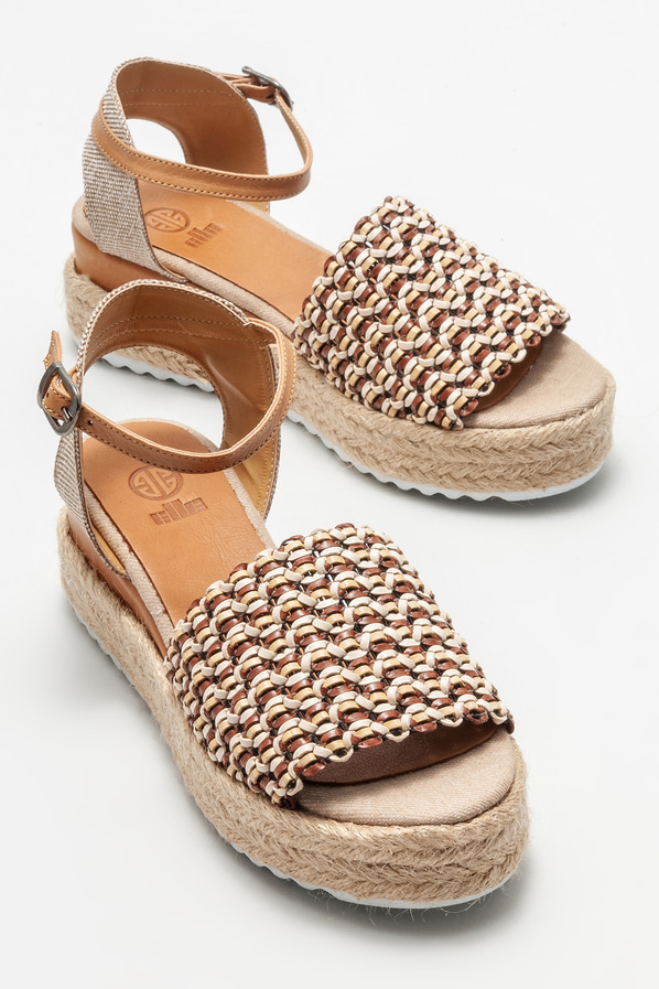 Taba kadın sandalet - Elle Shoes