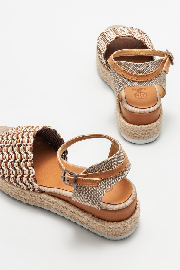 Taba kadın sandalet - Elle Shoes
