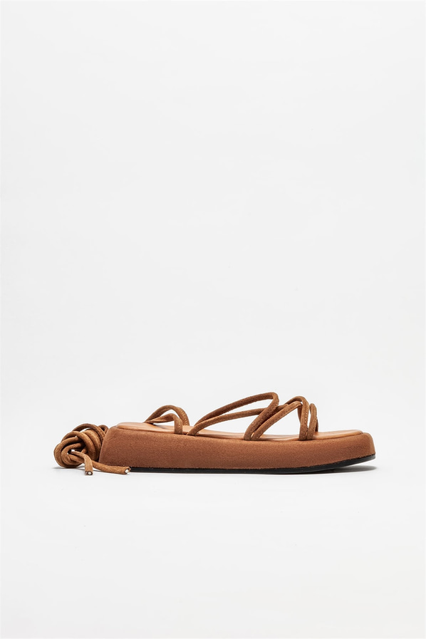 Taba kadın sandalet - Elle Shoes
