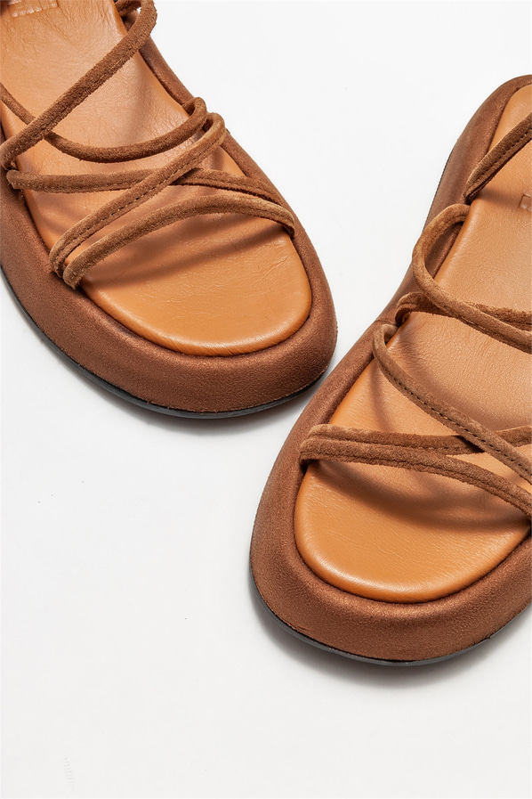 Taba kadın sandalet - Elle Shoes